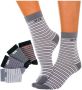 H.I.S Basic sokken met ingebreid logo (set 4 paar) - Thumbnail 5