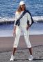 H.I.S Capribroek met zijpiping loungewear - Thumbnail 3