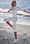 H.I.S Capribroek met zijpiping loungewear - Thumbnail 6