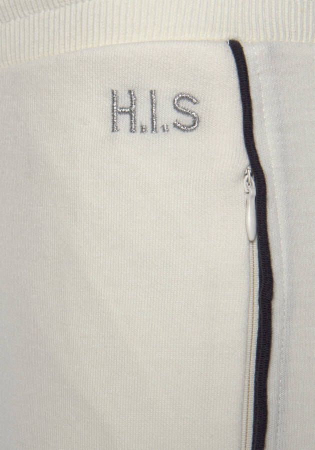 H.I.S Capribroek met zijpiping loungewear