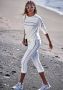 H.I.S Capribroek met zijpiping loungewear - Thumbnail 9
