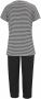H.I.S Capripyjama met gestreept t-shirt en casual broek (2-delig 1 stuk) - Thumbnail 3