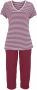 H.I.S Capripyjama met gestreept t-shirt en casual broek (2-delig 1 stuk) - Thumbnail 2