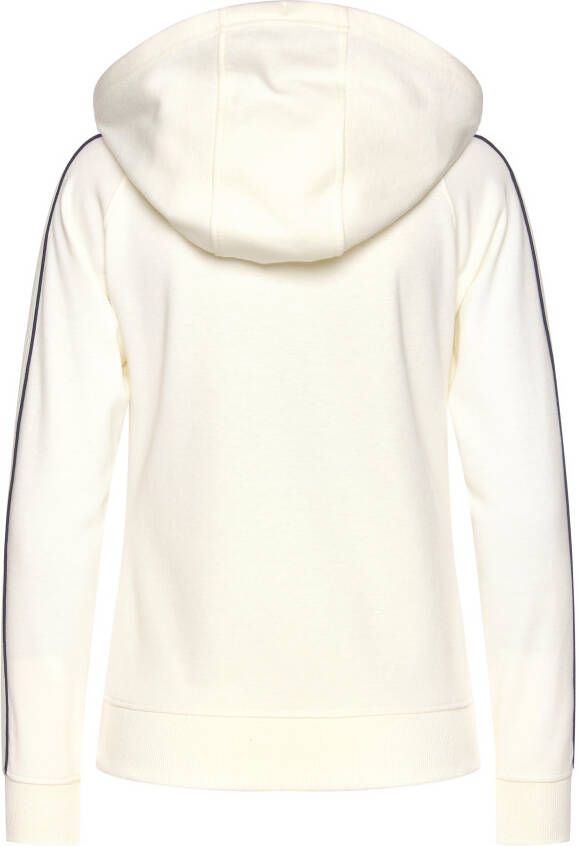 H.I.S Capuchonsweatvest met piping op de mouwen loungepak