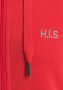 H.I.S Capuchonsweatvest met piping op de mouwen loungepak - Thumbnail 7