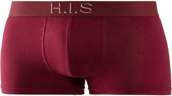 H.I.S Boxershort in hipster-model aan de weefband met logo-opschrift met 3d-effect (set 5 stuks)