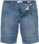 H.I.S Jeansbermuda ontspannen pasvorm rechte been snit modieuze gewassen look - Thumbnail 4