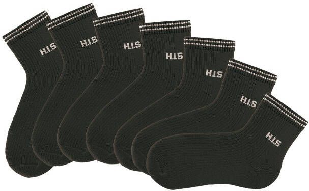 H.I.S Korte sokken met frotté (set 7 paar)