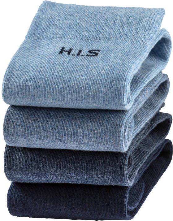 H.I.S Sokken met knelvrije boord (4 paar)