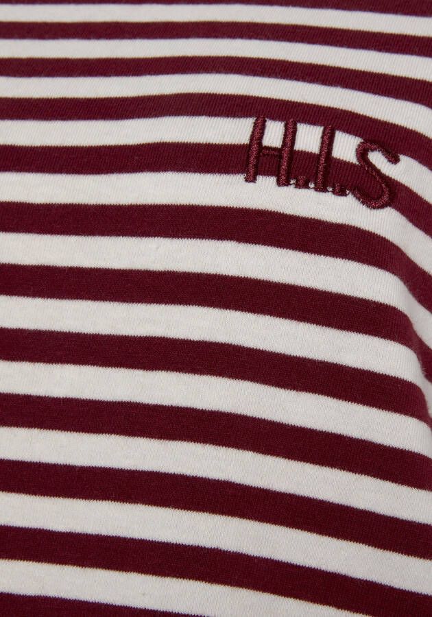 H.I.S Nachthemd met logoborduursel op borsthoogte
