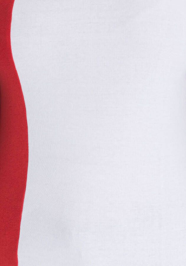 H.I.S Poloshirt met lange mouwen RUGBY SHIRT met colourblocking nieuwe collectie