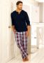 H.I.S Pyjama in een lang model met geweven broek (2-delig 1 stuk) - Thumbnail 2
