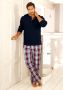 H.I.S Pyjama in een lang model met geweven broek (2-delig 1 stuk) - Thumbnail 3