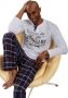 H.I.S Pyjama met flanellen broek (2-delig 1 stuk) - Thumbnail 2