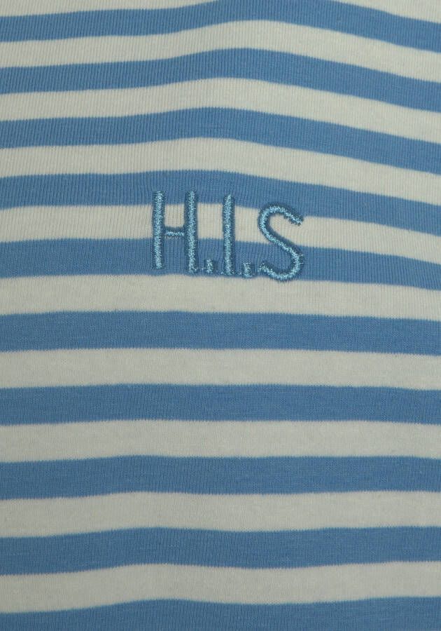 H.I.S Pyjama met logoborduursel op borsthoogte (2-delig)