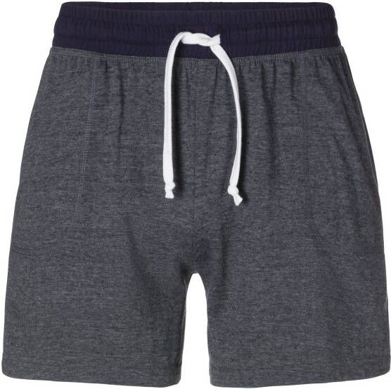 H.I.S Pyjamashort met contrastkleurige band