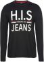 H.I.S Shirt met lange mouwen met merkprint - Thumbnail 4