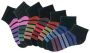 H.I.S Sneakersokken met kleurrijke horizontale strepen (set 7 paar) - Thumbnail 2