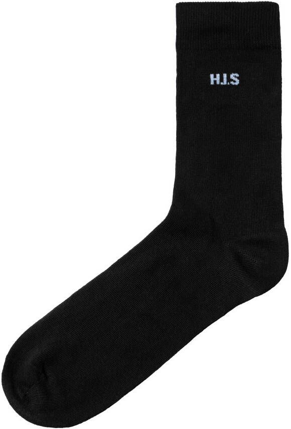 H.I.S Sokken met gekleurde binnenkant van de band (set 10 paar)