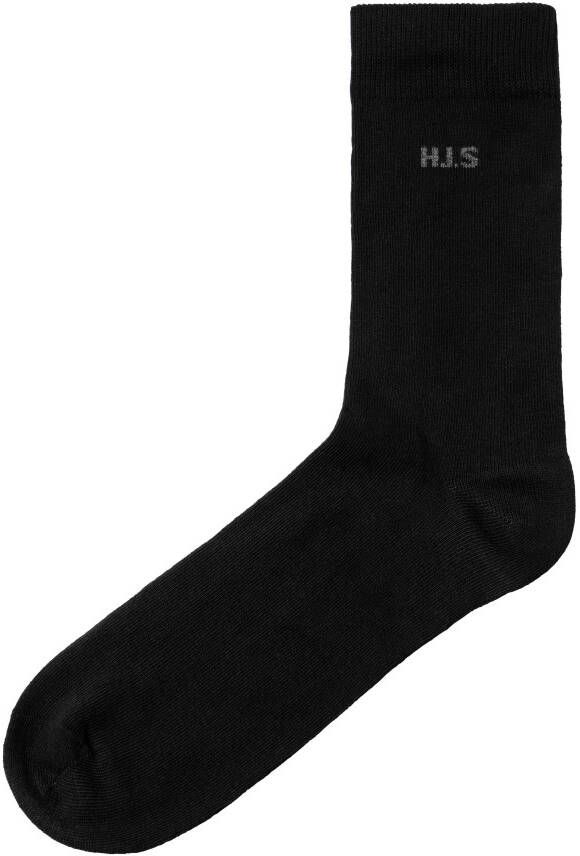 H.I.S Sokken met gekleurde binnenkant van de band (set 10 paar)