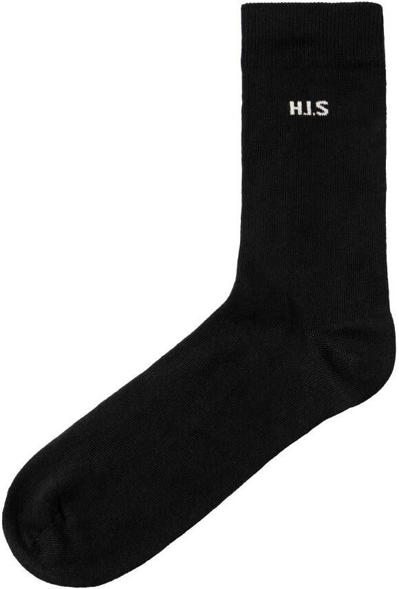 H.I.S Sokken met gekleurde binnenkant van de band (set 10 paar)