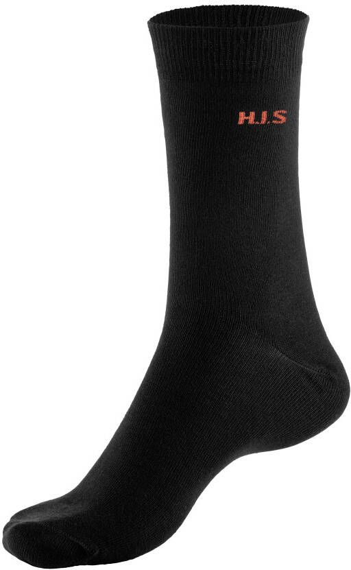 H.I.S Sokken met gekleurde binnenkant van de band (set 10 paar)