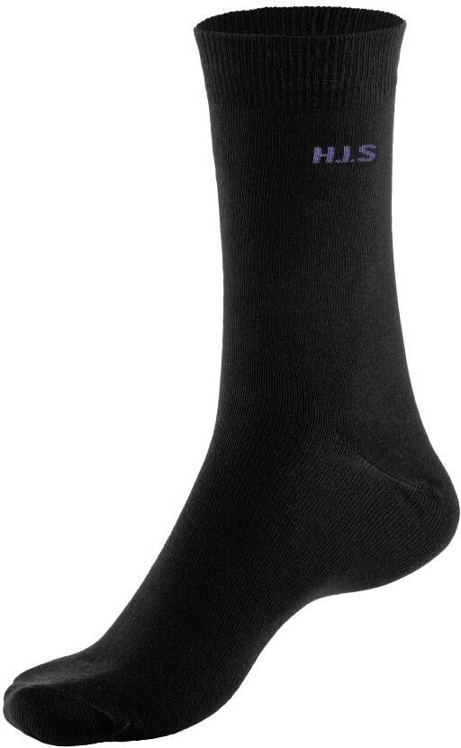 H.I.S Sokken met gekleurde binnenkant van de band (set 10 paar)