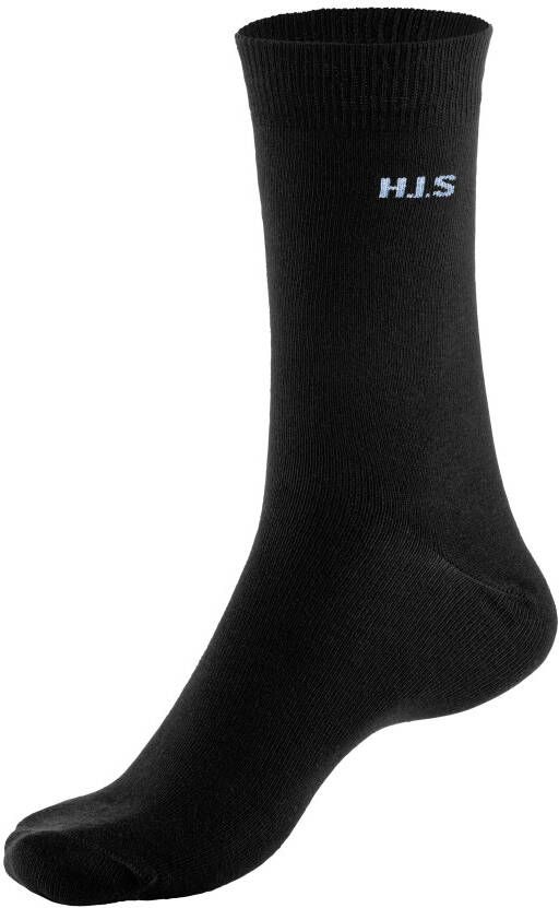 H.I.S Sokken met gekleurde binnenkant van de band (set 10 paar)