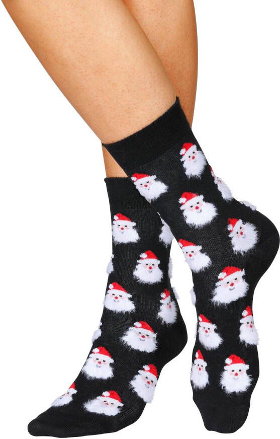H.I.S Sokken met leuke kerstmotieven (set 3 paar)