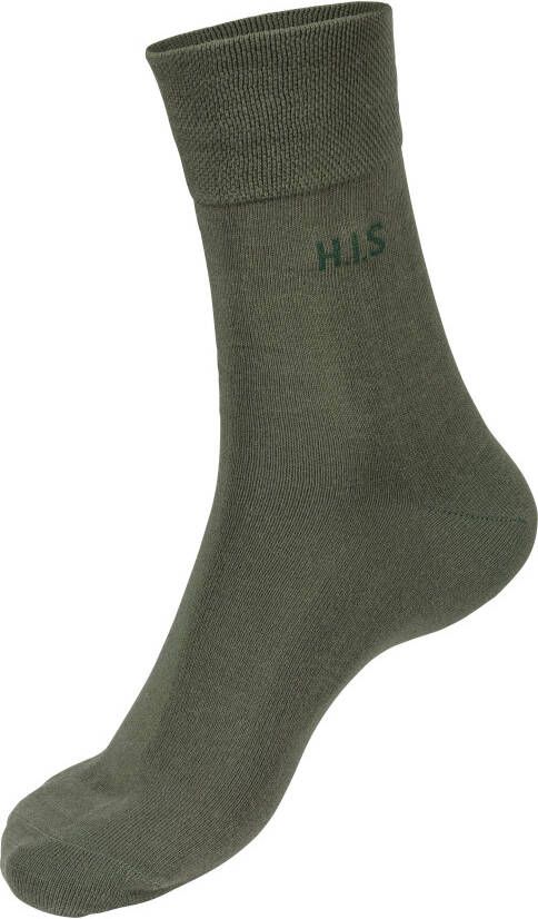 H.I.S Sokken zonder snijdende elastiek (set 12 paar)