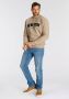 H.I.S Sweater Langarm losse pasvorm geborduurde look ronde hals - Thumbnail 8
