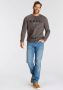 H.I.S Sweater Langarm losse pasvorm geborduurde look ronde hals - Thumbnail 7