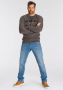 H.I.S Sweater Langarm losse pasvorm geborduurde look ronde hals - Thumbnail 8