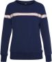 H.I.S Sweatshirt met gestreept tape loungewear loungepak - Thumbnail 2