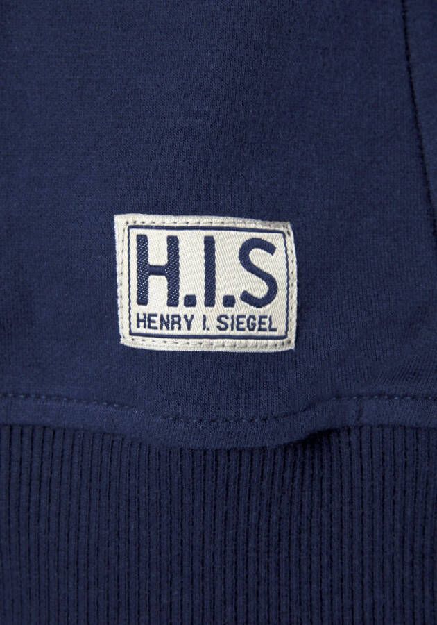 H.I.S Sweatshirt met gestreept tape loungewear loungepak
