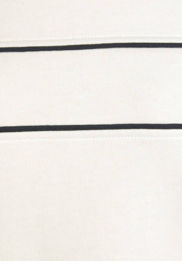 H.I.S Sweatshirt met piping op de borst loungewear