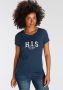 H.I.S T-shirt met logoprint voor - Thumbnail 2