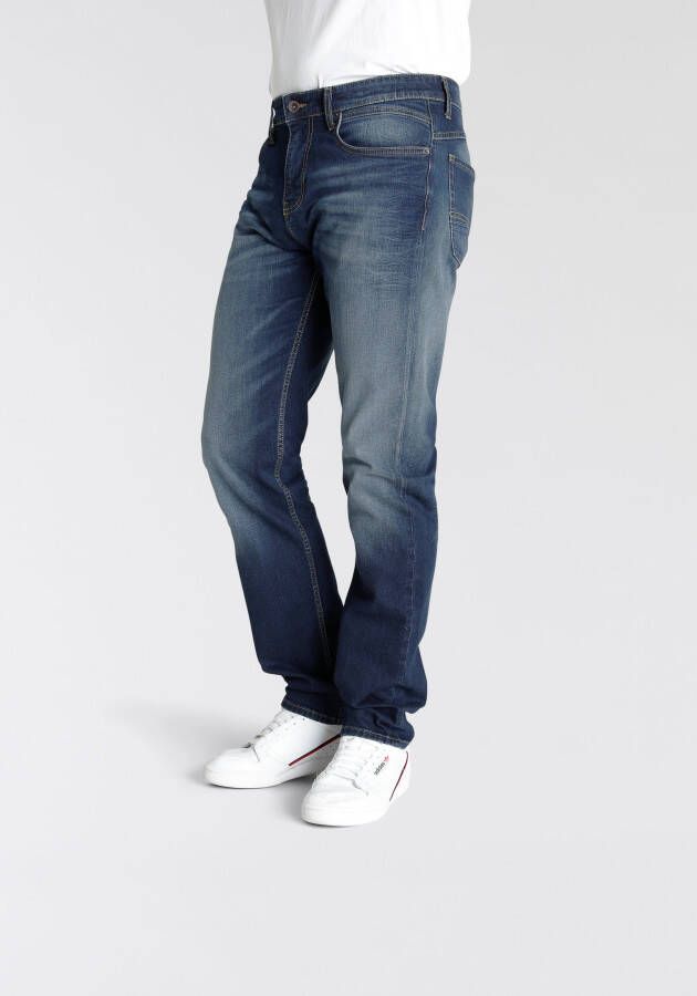 H.I.S Tapered jeans Cian Ecologische waterbesparende productie door ozon wash
