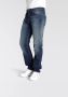 H.I.S Tapered jeans Cian Ecologische waterbesparende productie door ozon wash - Thumbnail 2