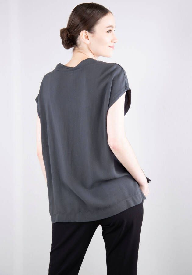 IMPERIAL Shirt met staande kraag IMP-TJ39BBZ Oversized cut