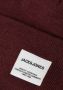 JACK & JONES muts JACLONG met logo donkerrood - Thumbnail 5