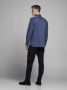 JACK & JONES PREMIUM slim fit overhemd JPRBLAROYAL van biologisch katoen donkerblauw - Thumbnail 4