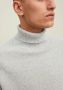 Jack & jones Essential Knit Roll Neck Sweater Light Grey Gray Heren - Thumbnail 3
