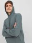Jack & jones Star Basic Hoodie Sweatshirt Gray Heren - Thumbnail 4