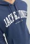 Jack & jones Gezellige Hoodie Josh Sweatshirt Blue Heren - Thumbnail 6