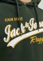 JACK & JONES ESSENTIALS hoodie JJELOGO met printopdruk Mountain View - Thumbnail 7