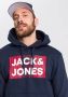 Jack & jones Hooded sweatshirt Jack Jones Corp Logo Blue Heren - Thumbnail 5