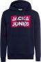 Jack & jones Hooded sweatshirt Jack Jones Corp Logo Blue Heren - Thumbnail 6