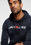 JACK & JONES ESSENTIALS hoodie JJECORP met logo donkerblauw - Thumbnail 7