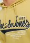 Jack & jones Logo Hoodie Sweatshirt Yellow Heren - Thumbnail 4